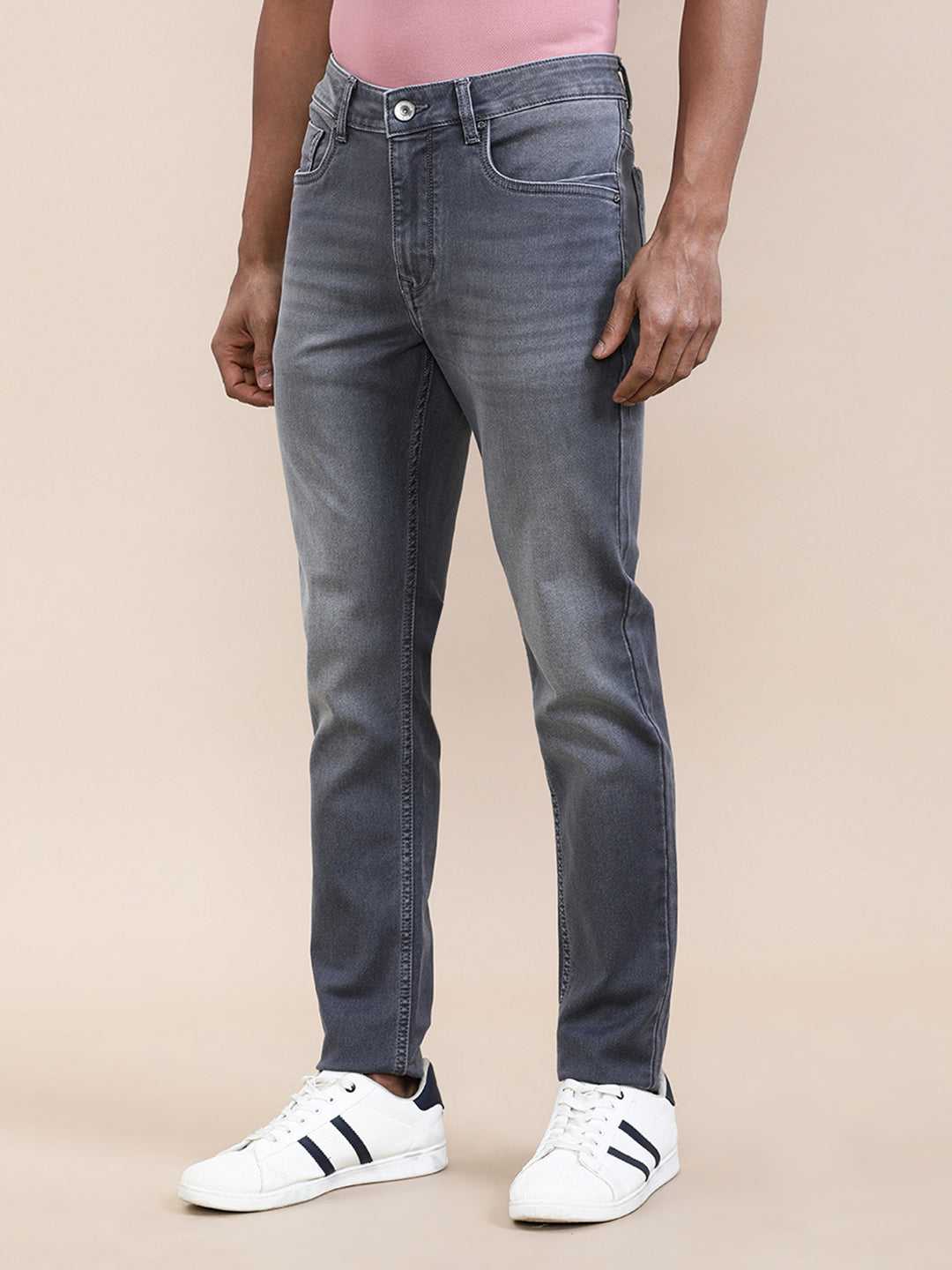 CROCODILE MENS JEANS CRDN125-300MT GREY