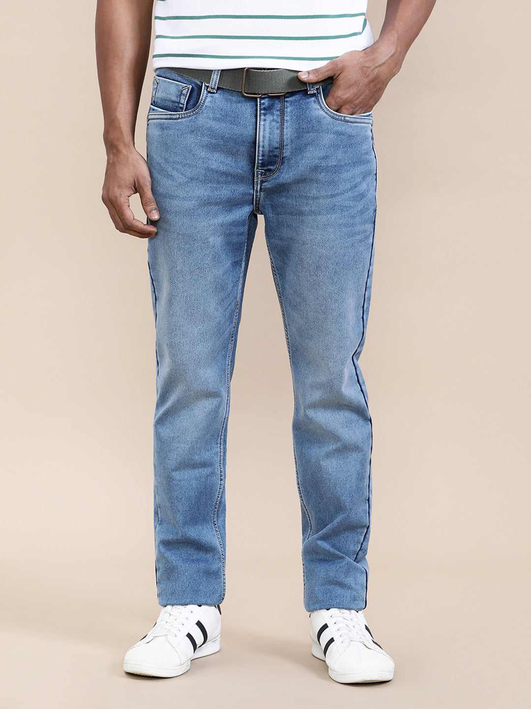 CROCODILE MENS JEANS CRDN125-302MT LIGHT BLUE