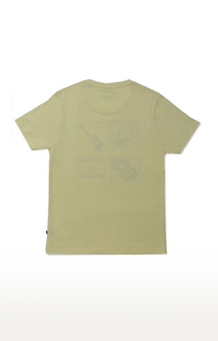 Status Quo | Boys Olive Green Cotton Printeded Regular T-Shirt 3
