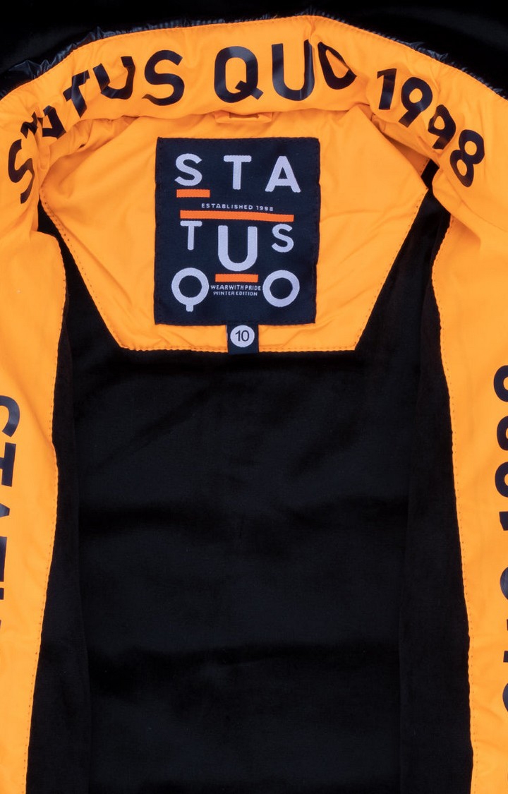 Status Quo | Boy's Blue Polyester Solid Bomber Jackets 3