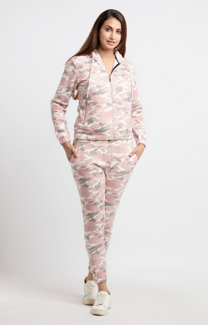 Women's Camo Hooded Tracksuit