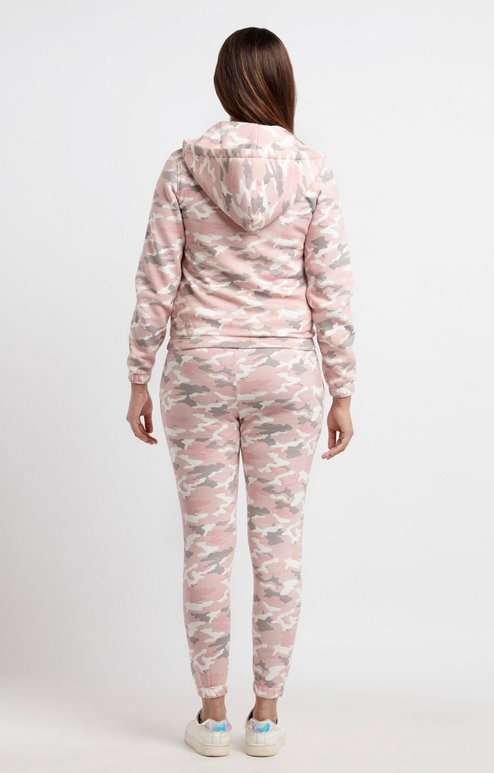 Women's Camo Hooded Tracksuit