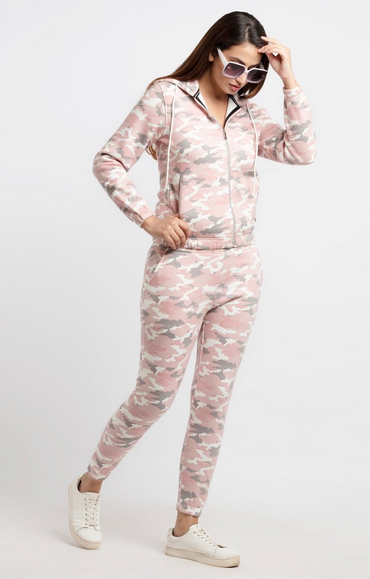 Women's Camo Hooded Tracksuit