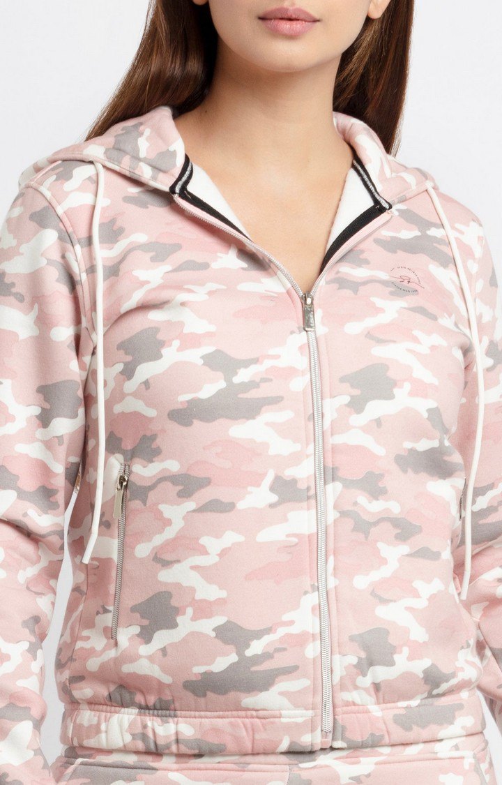 Women's Camo Hooded Tracksuit