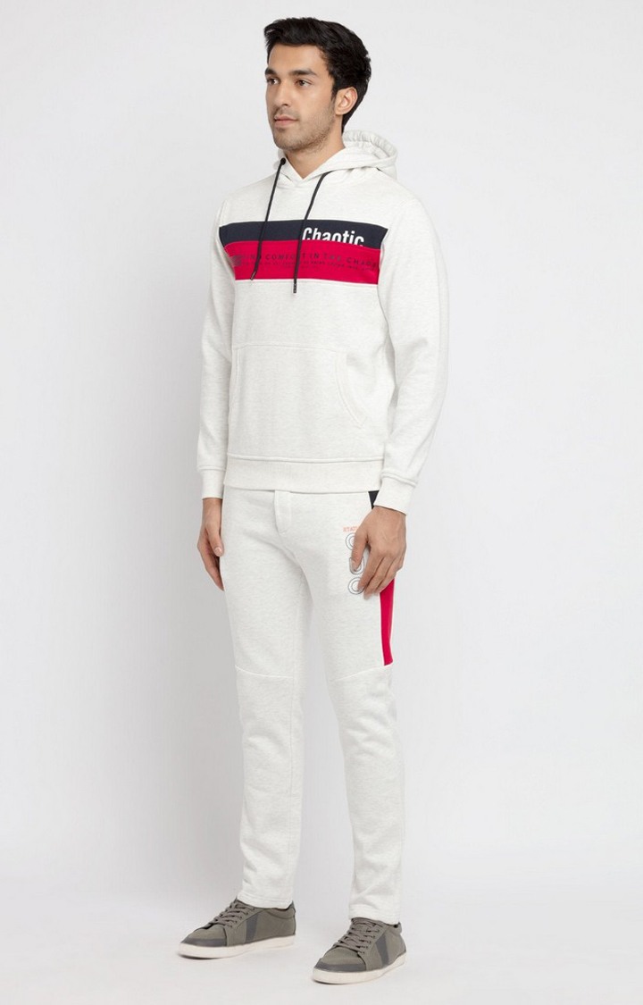 Red Polycotton Colourblock Tracksuits