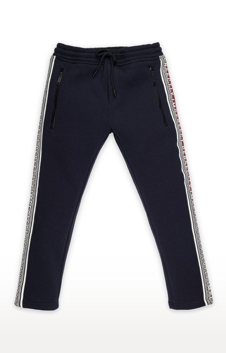 Status Quo | Blue Cotton Printed Tracksuits 2
