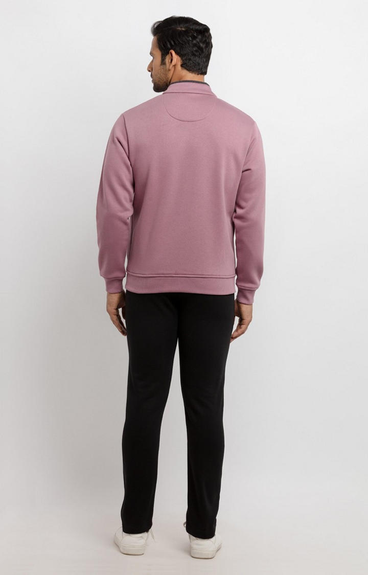 Status Quo | Pink Polyester Colourblock Tracksuits 3