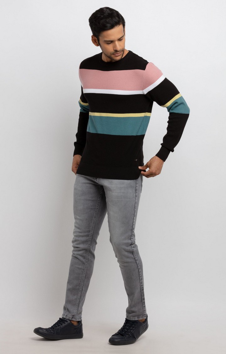 Men's Multi Cotton Knitted Sweaters
