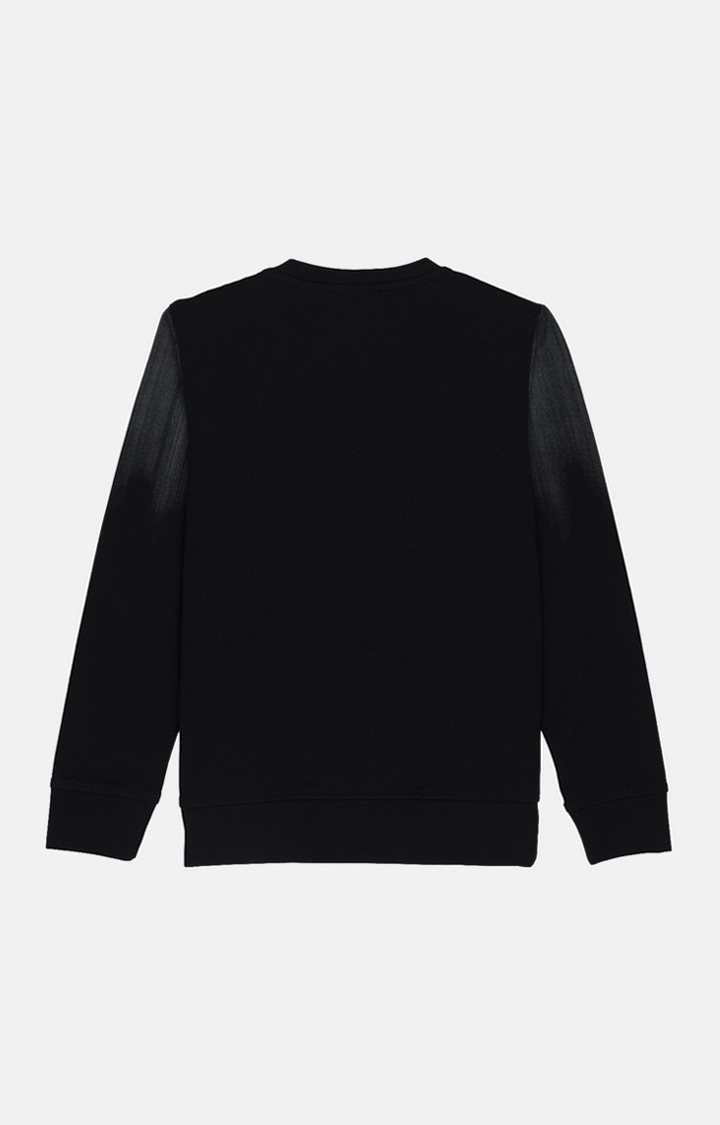 Status Quo | Boy's Black Nylon Solid Sweatshirts 1
