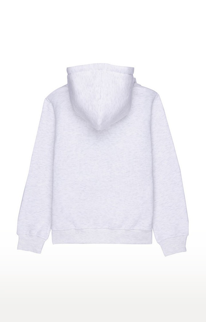 Boy's Grey Cotton Colourblock Hoodies