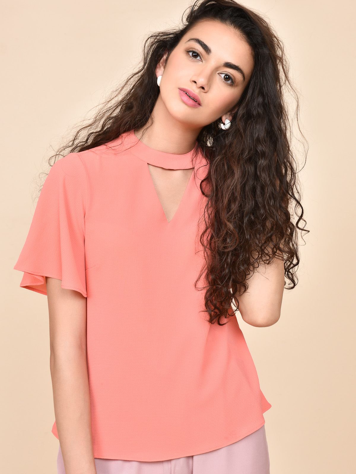 Choker cheap cutout top