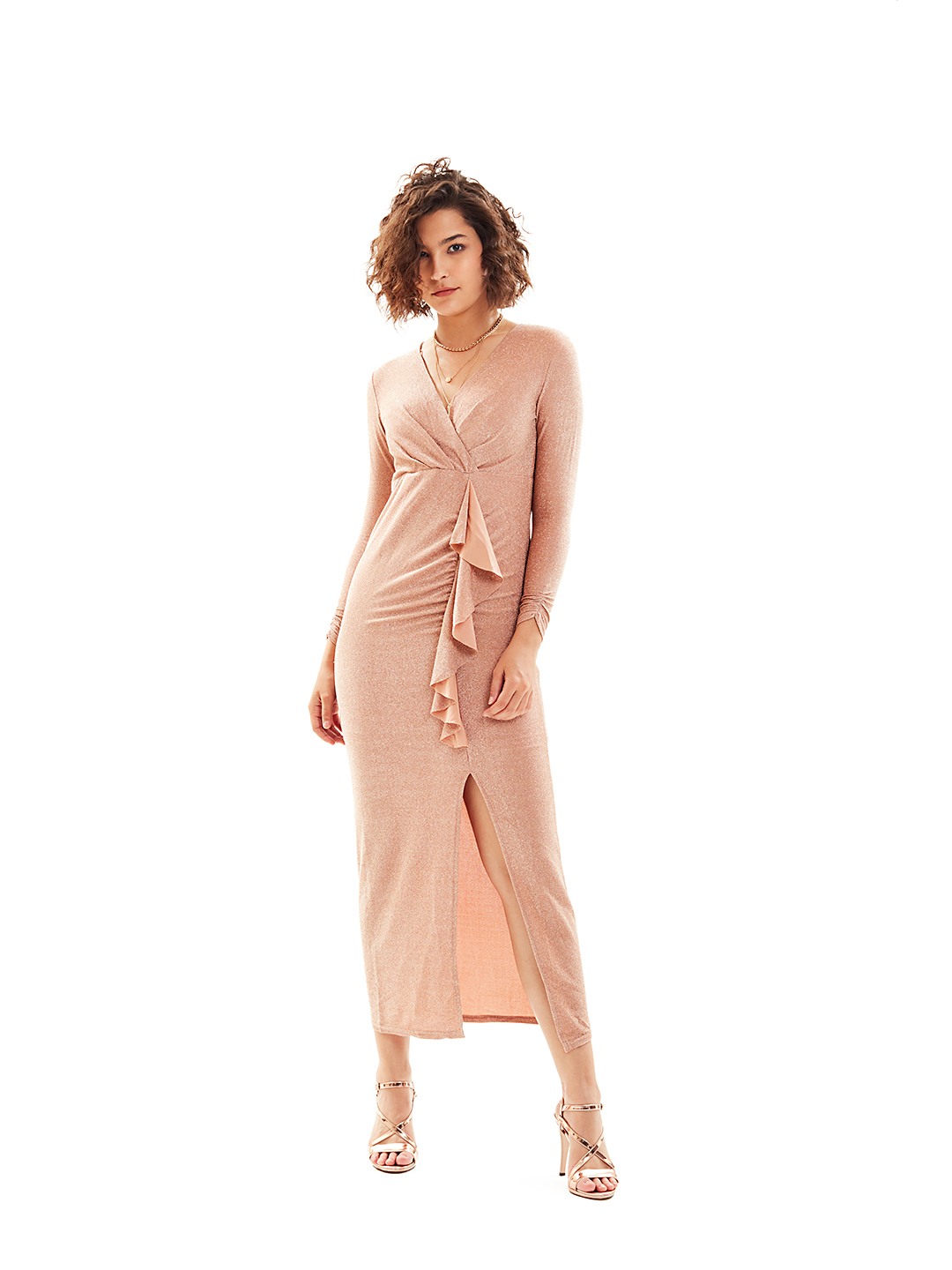 Lurex Bodycon Red Carpet Dress Lurex Bodycon Red Carpet Dress