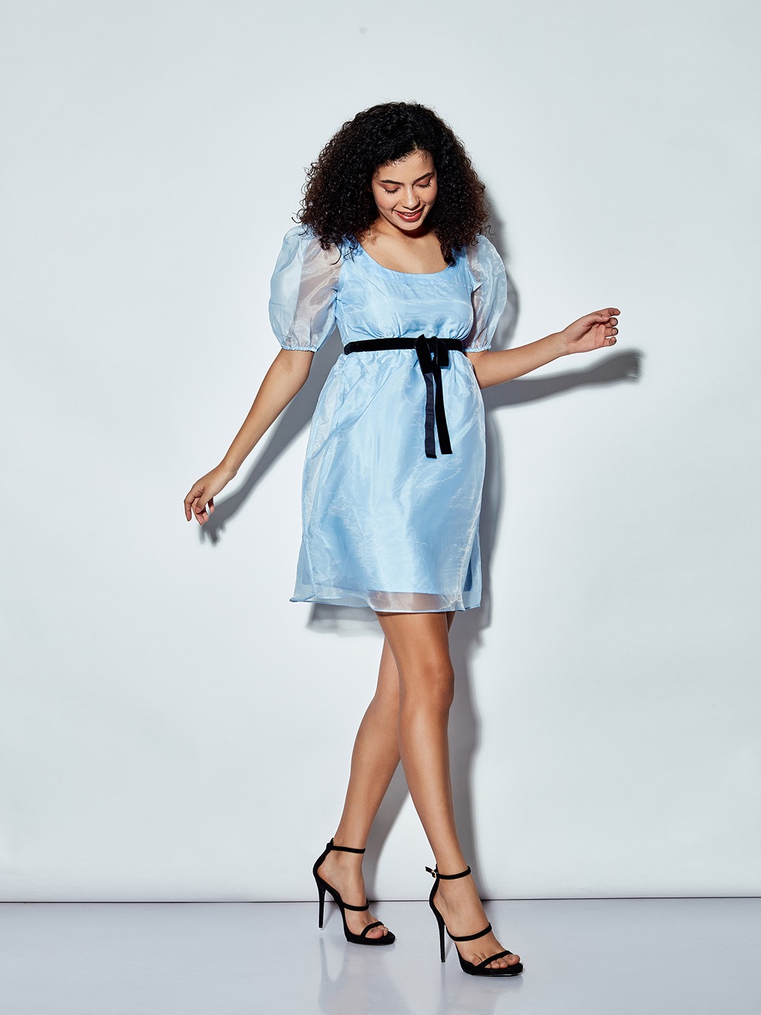 Organza shift dress deals