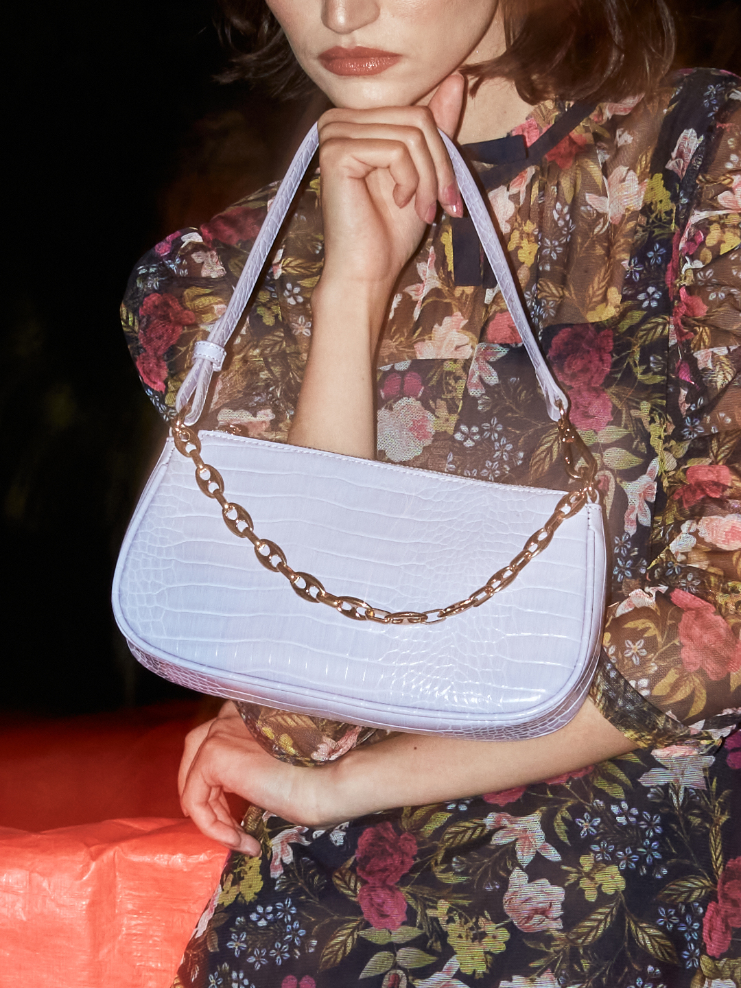 Lila baguette bag sales