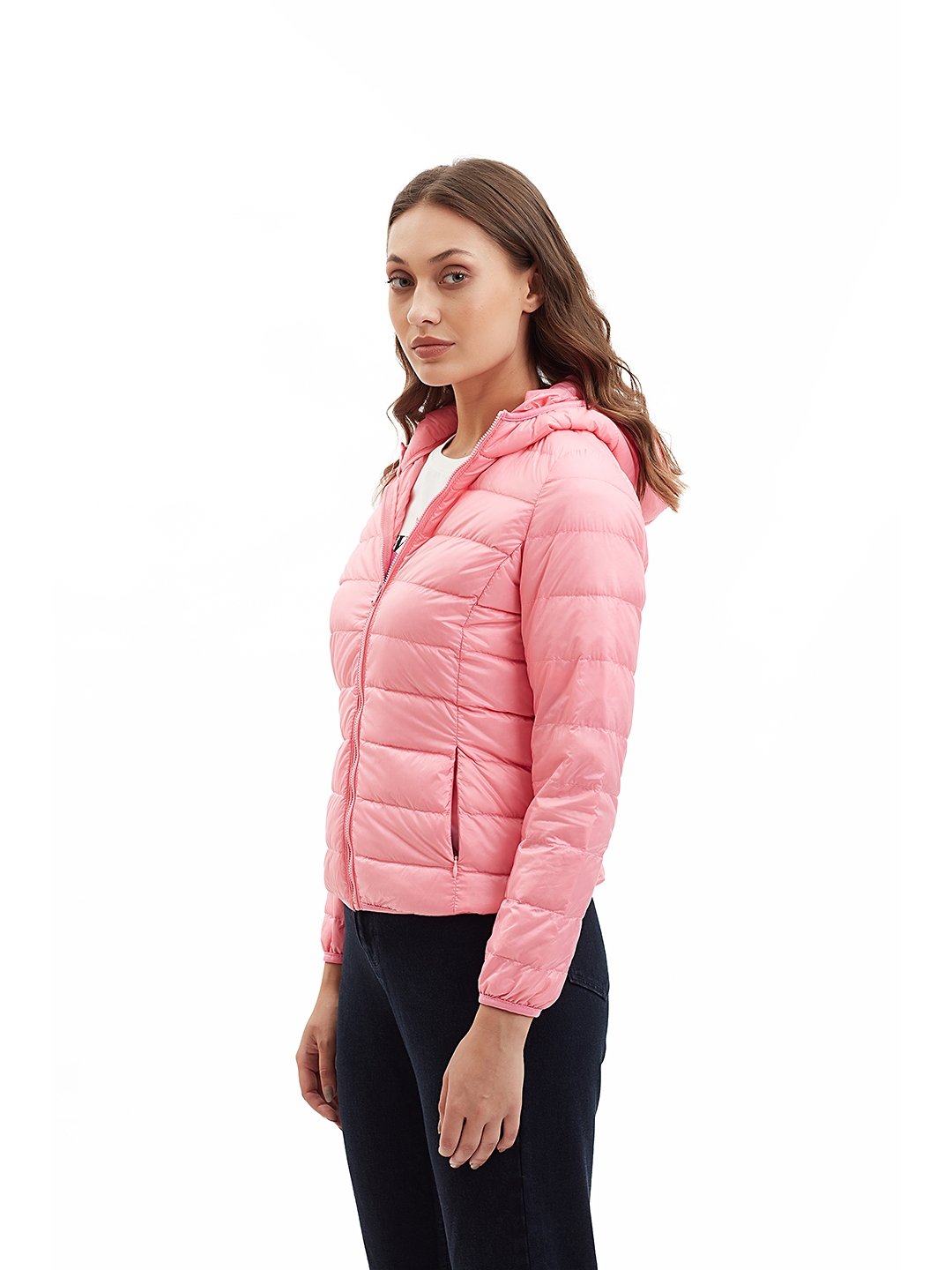 Buy COTTON AMAZING Jacket For Women Latest Solid Color Stylish Long Jacket/Women's  Quilted Jacket Full Sleeves Winter Jacket Girls Winter Wear Jacket - Pink -  XL Online at Best Prices in India -