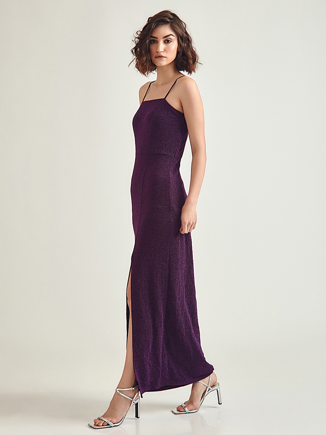 Purple maxi dress - Purple Flowy Maxi Dress - Floor Length Maxi Dress- Free  flowing Maxi Dress - Rich Purple Color