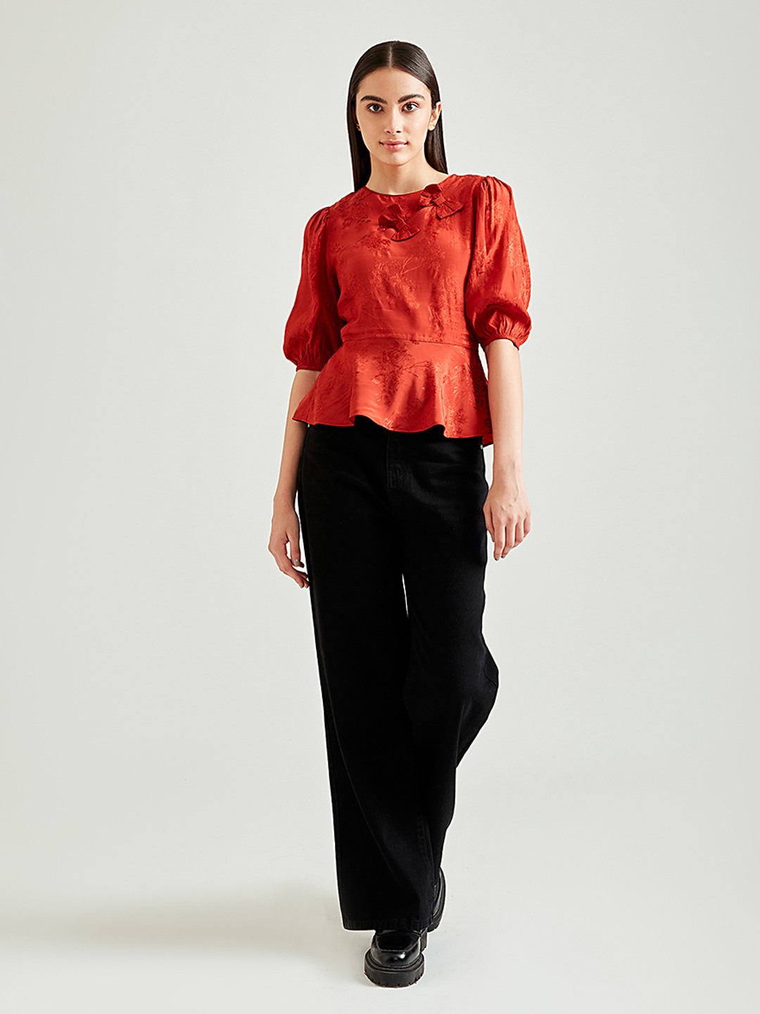 Rusty Topped Delma Double Bow Rust Top