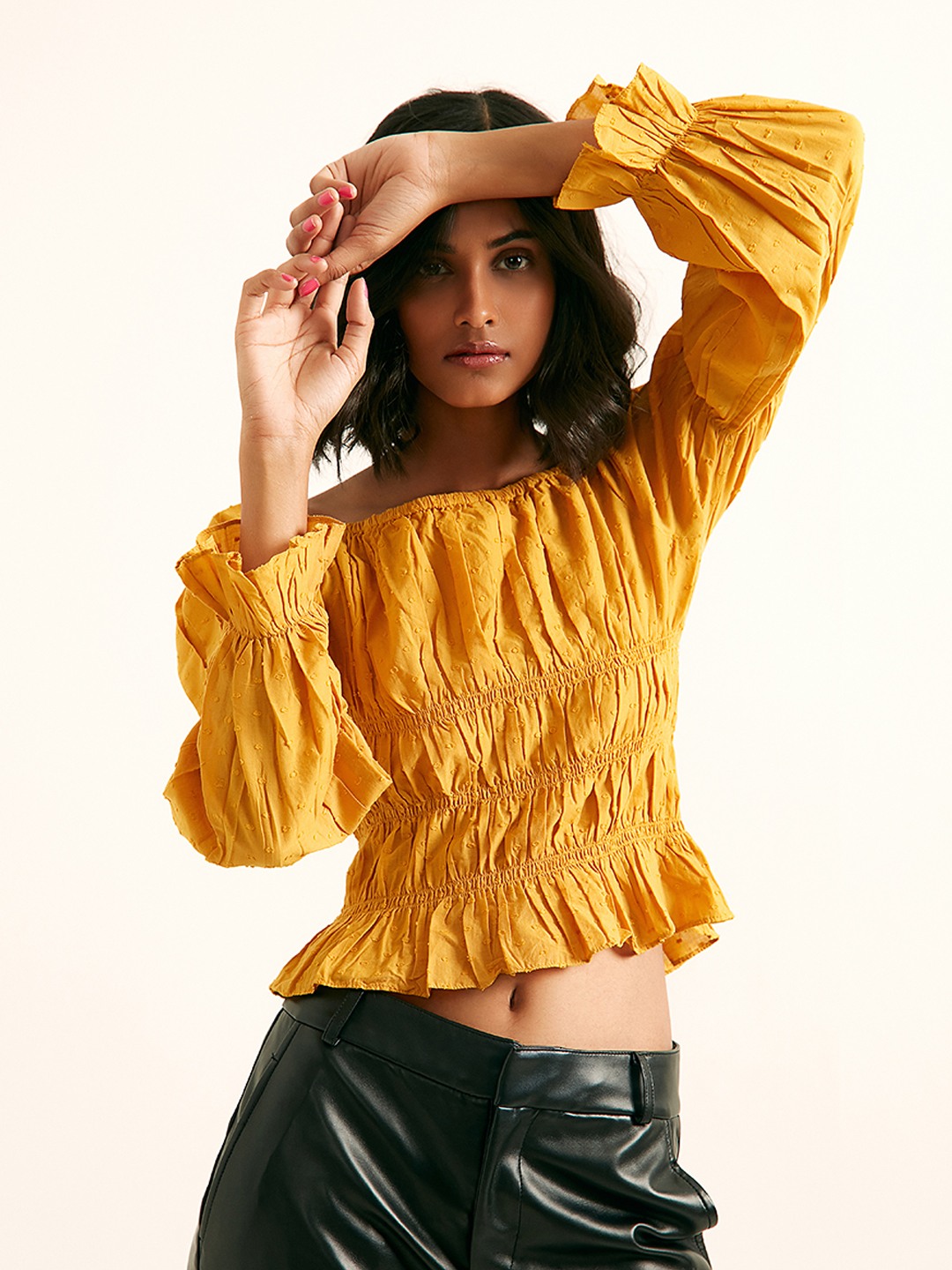 Cover story shop yellow top