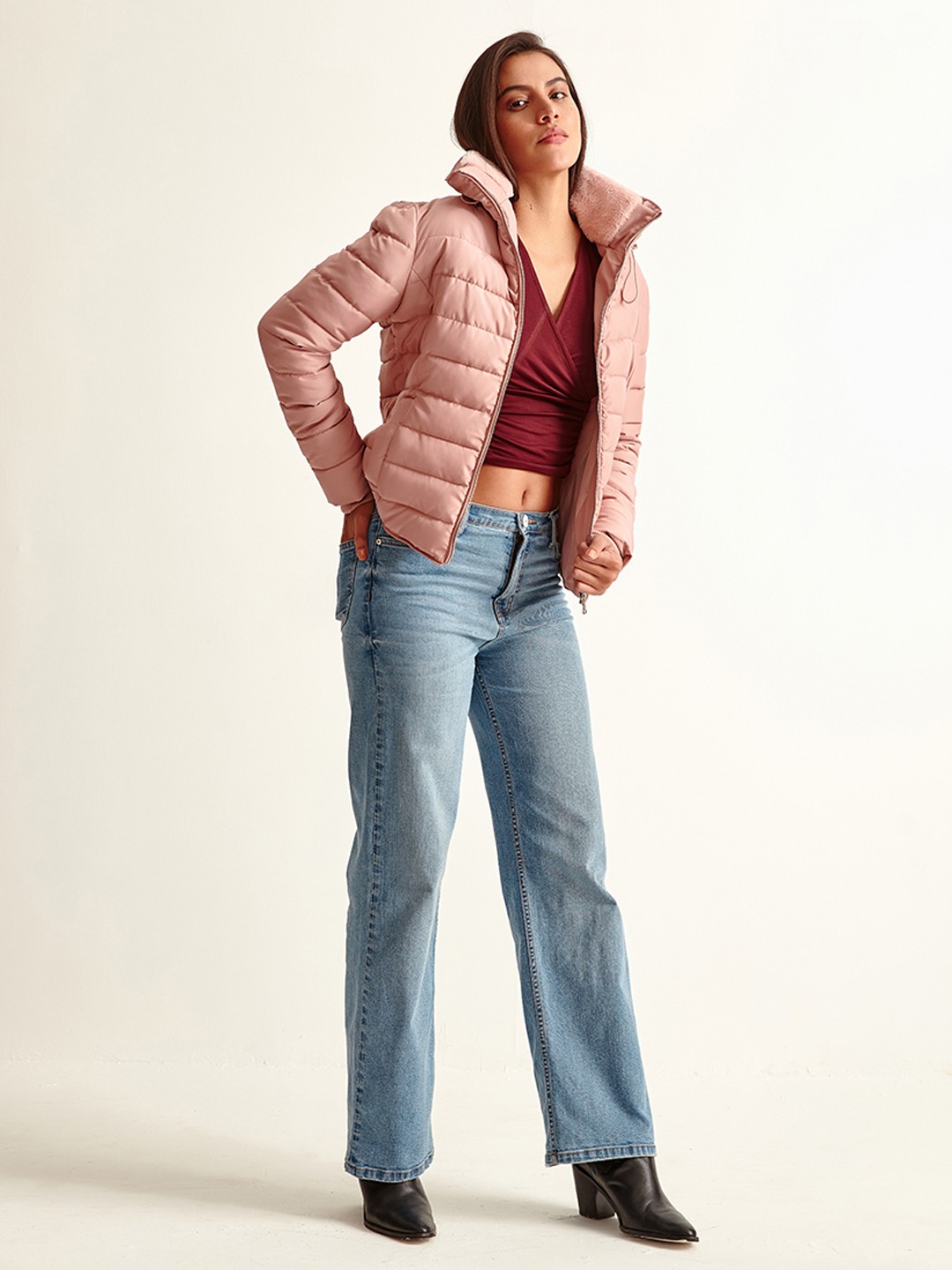 Winter Fur Pink Jacket