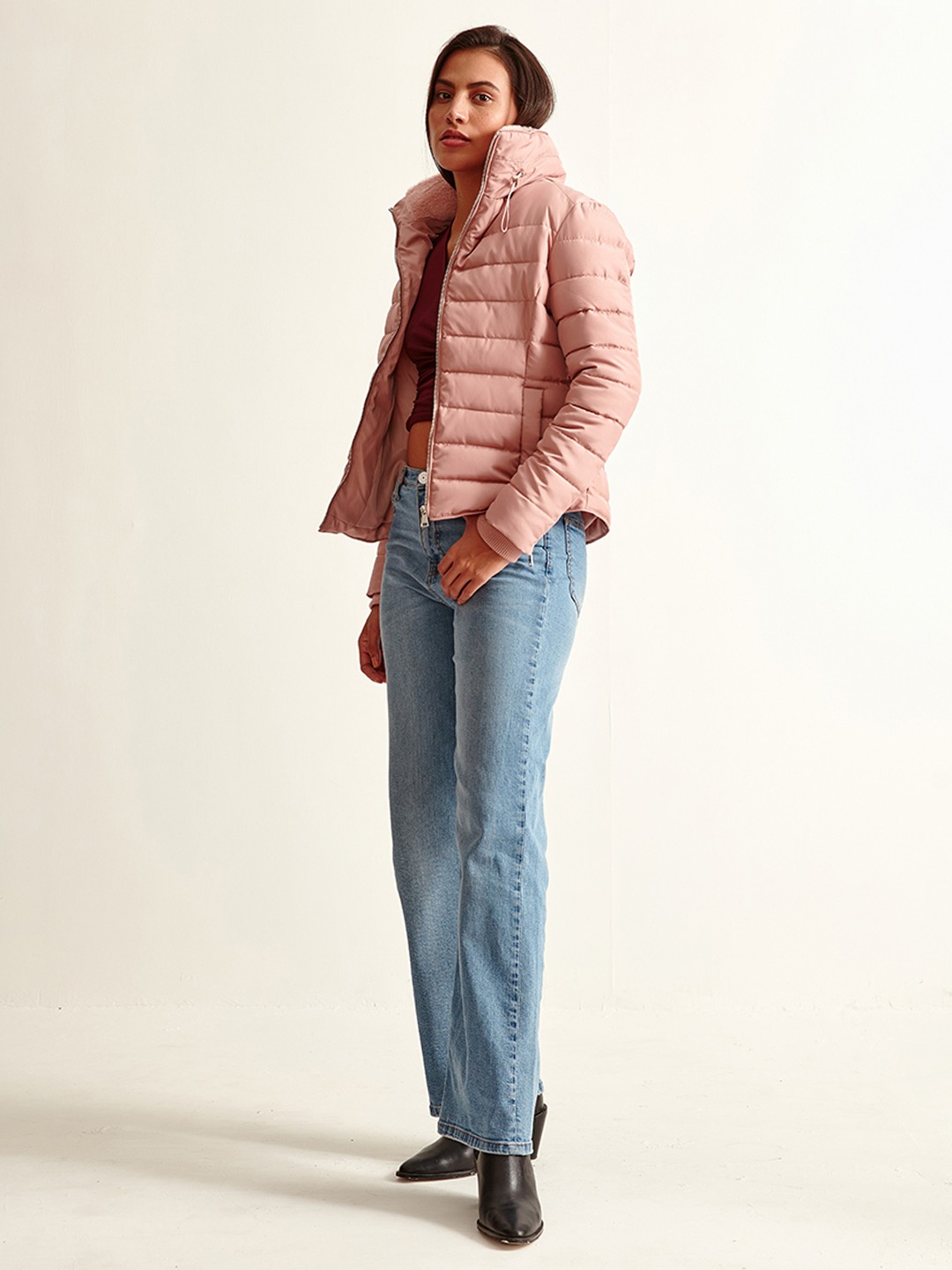 Winter Fur Pink Jacket