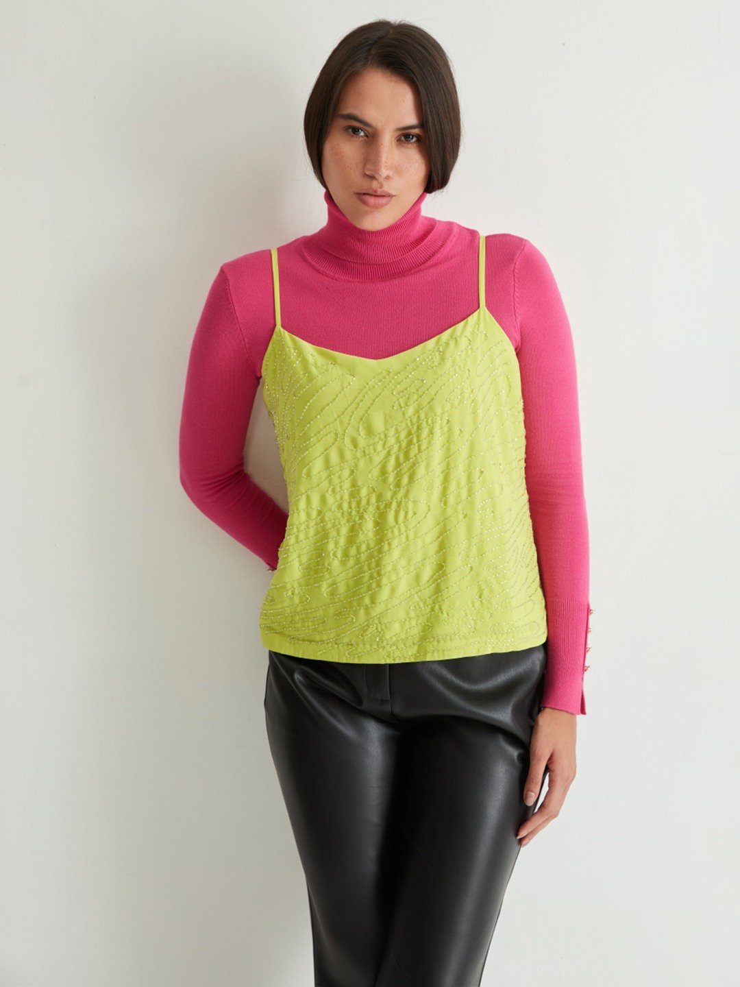 Lime green deals cami top