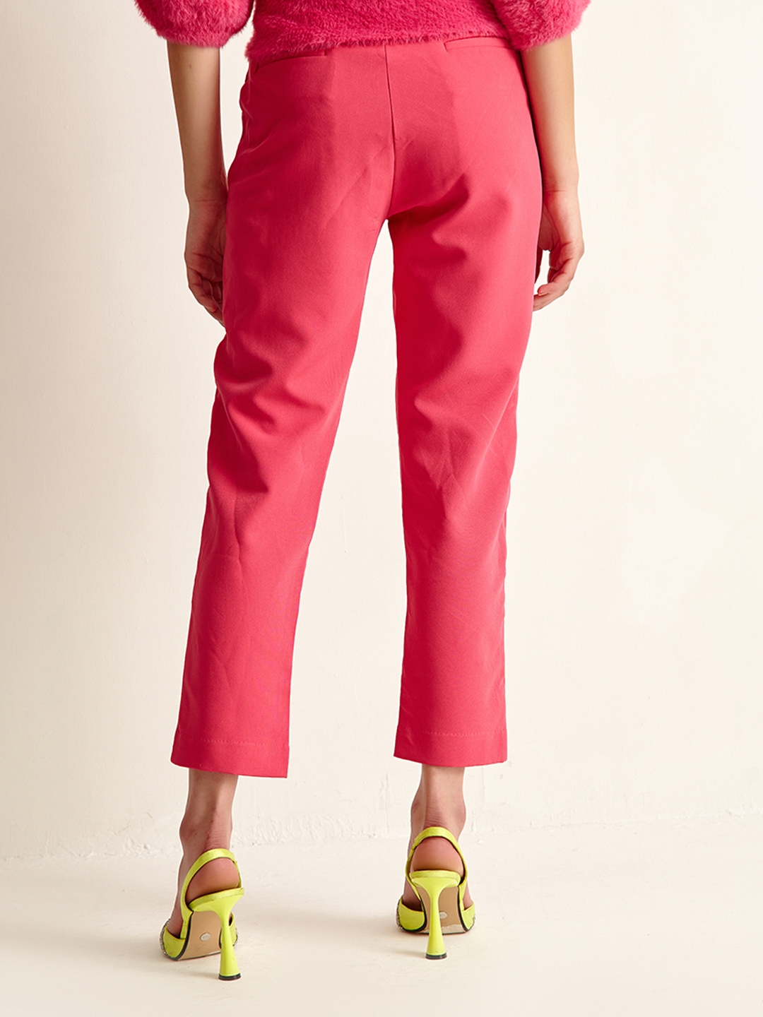 Ladies Cropped Trousers | Capri Trousers | Damart | Color: Orange