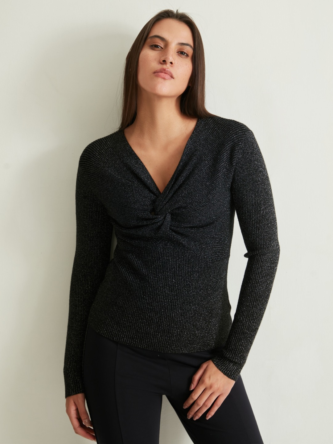 Shimmer pullover discount
