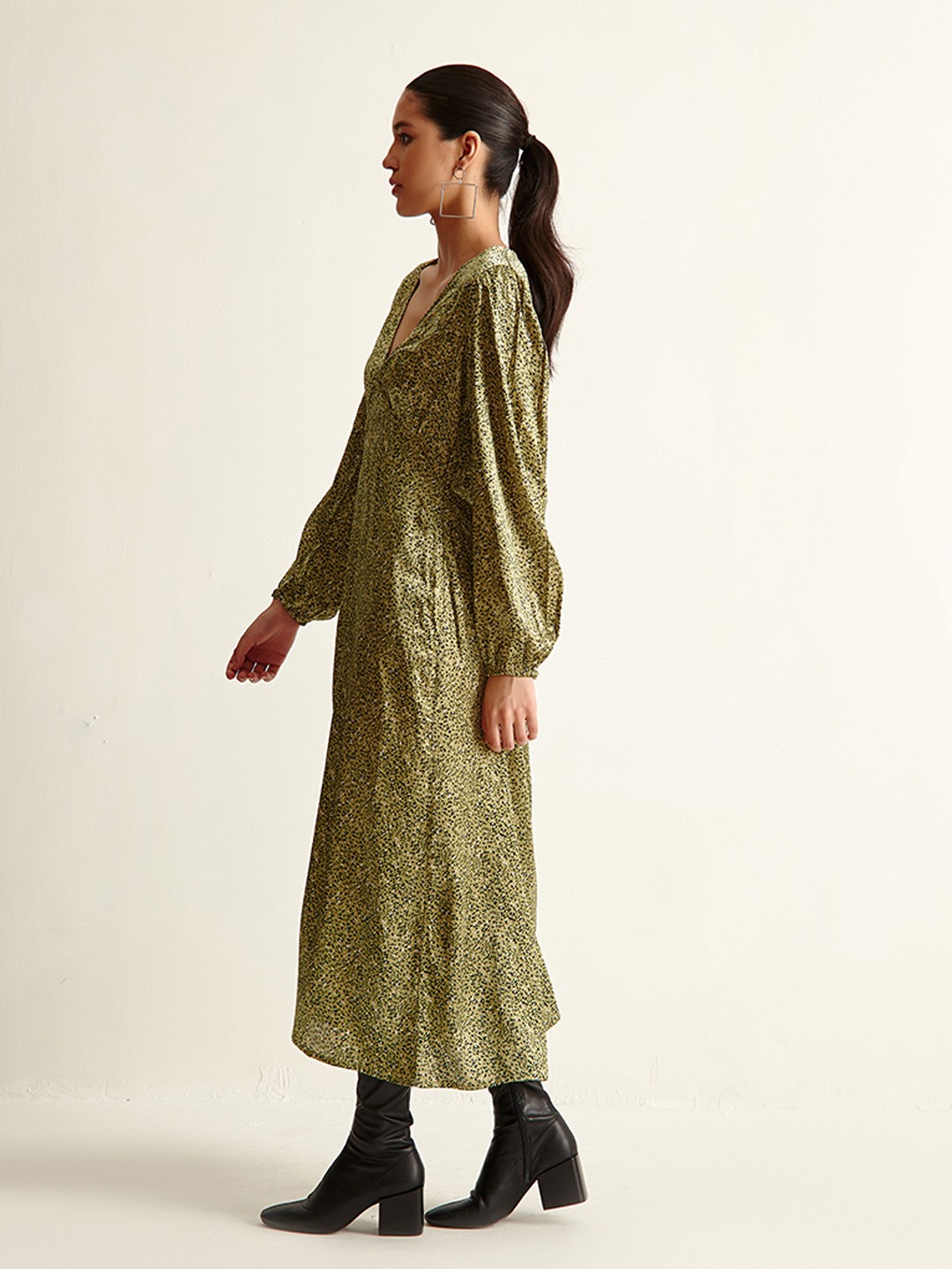 Luxi Dress-Olive