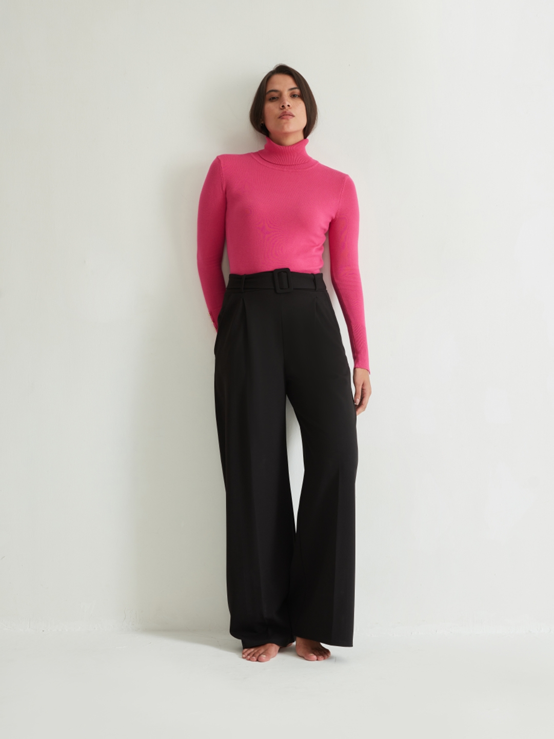 Relaxed Tailored Trouser - Black - Matteau