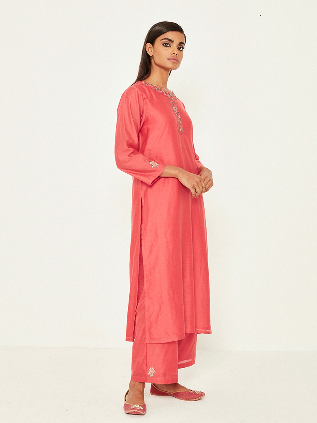 Fuchsia Pink Anarkali Kurta