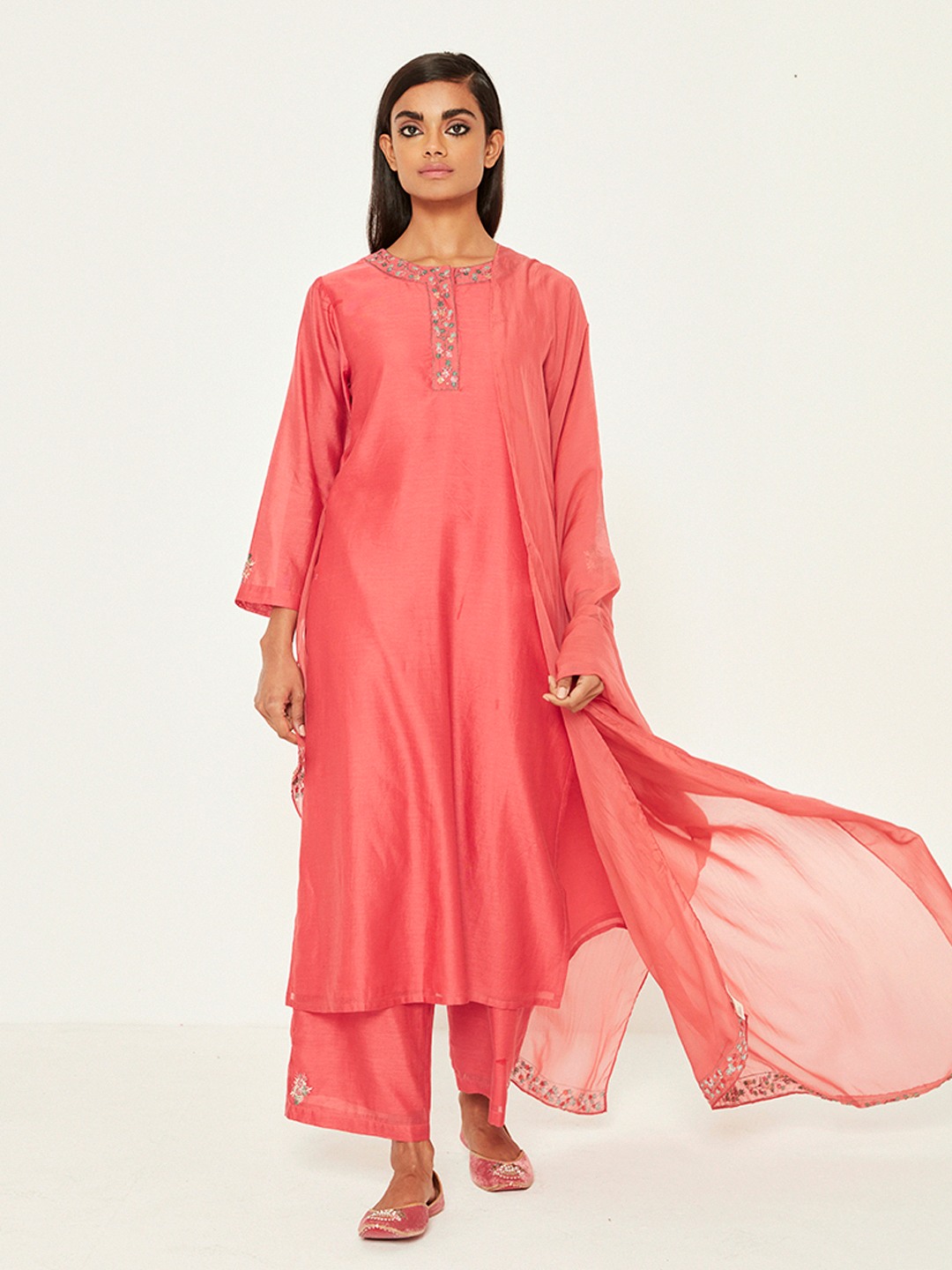 Fuchsia Pink Anarkali Kurta