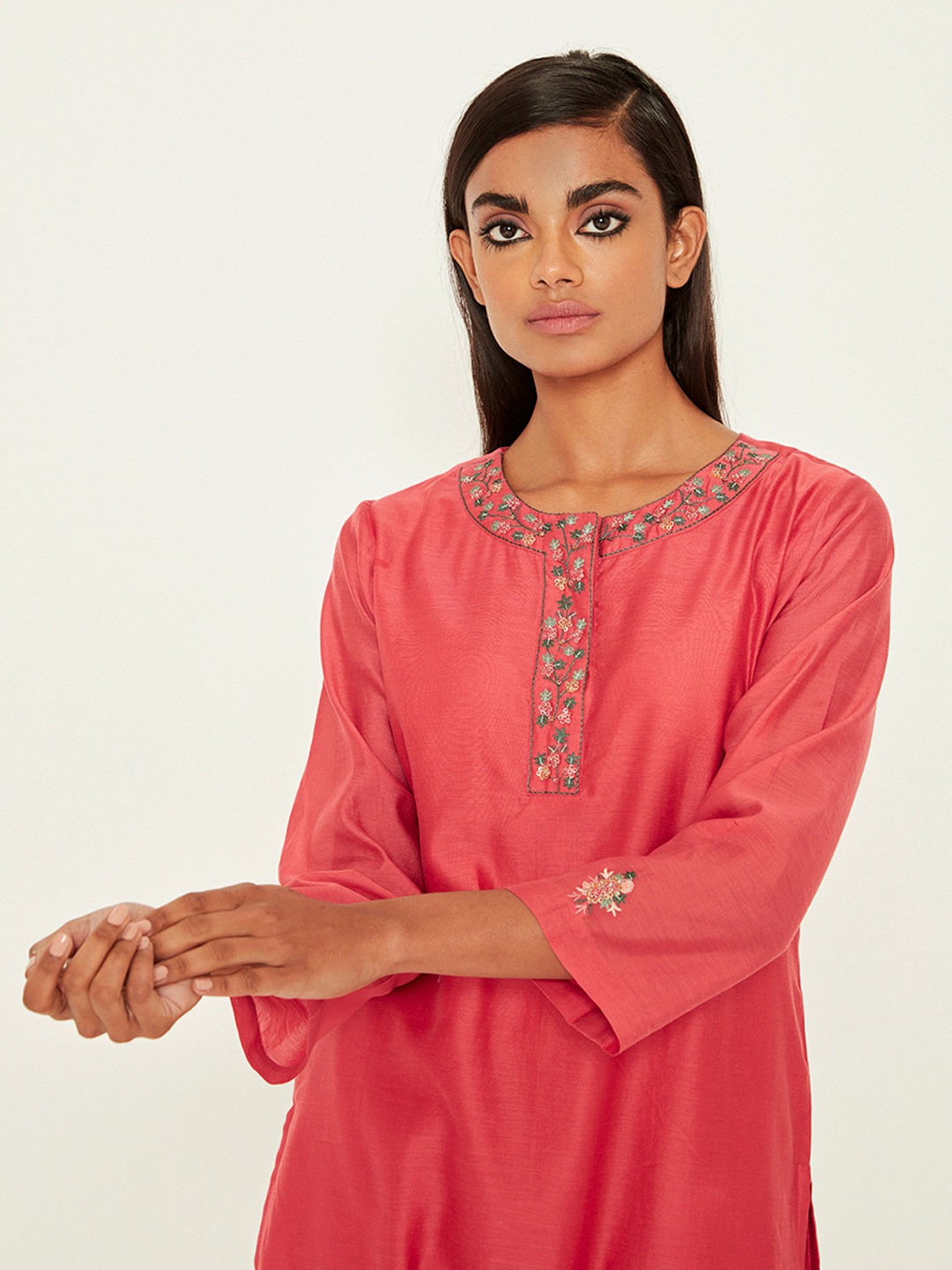 Fuchsia Pink Anarkali Kurta