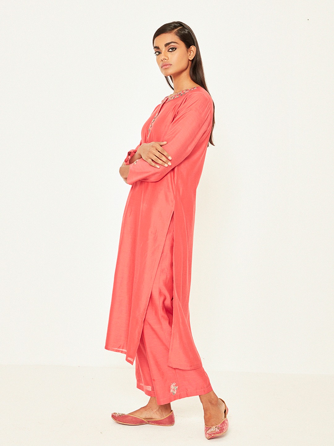 Fuchsia Pink Anarkali Kurta