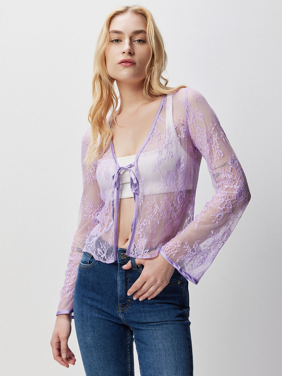 Cover Story | Lavender Lace Shrug