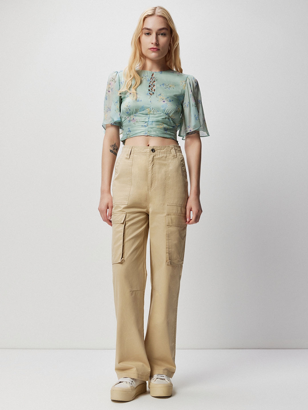 Buy Green Trousers  Pants for Women by Cover Story Online  Ajiocom