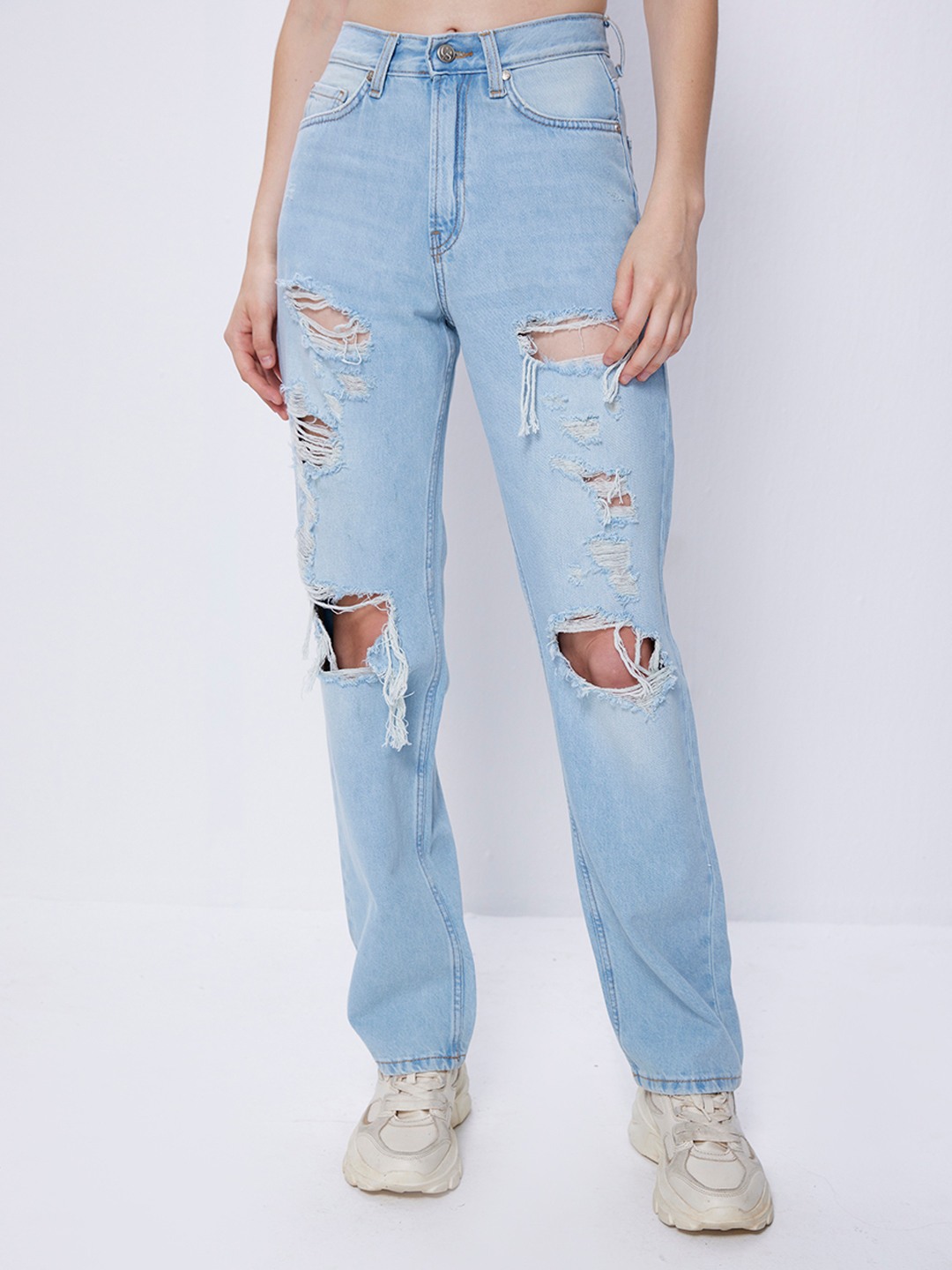 Light Blue Ripped Jeans