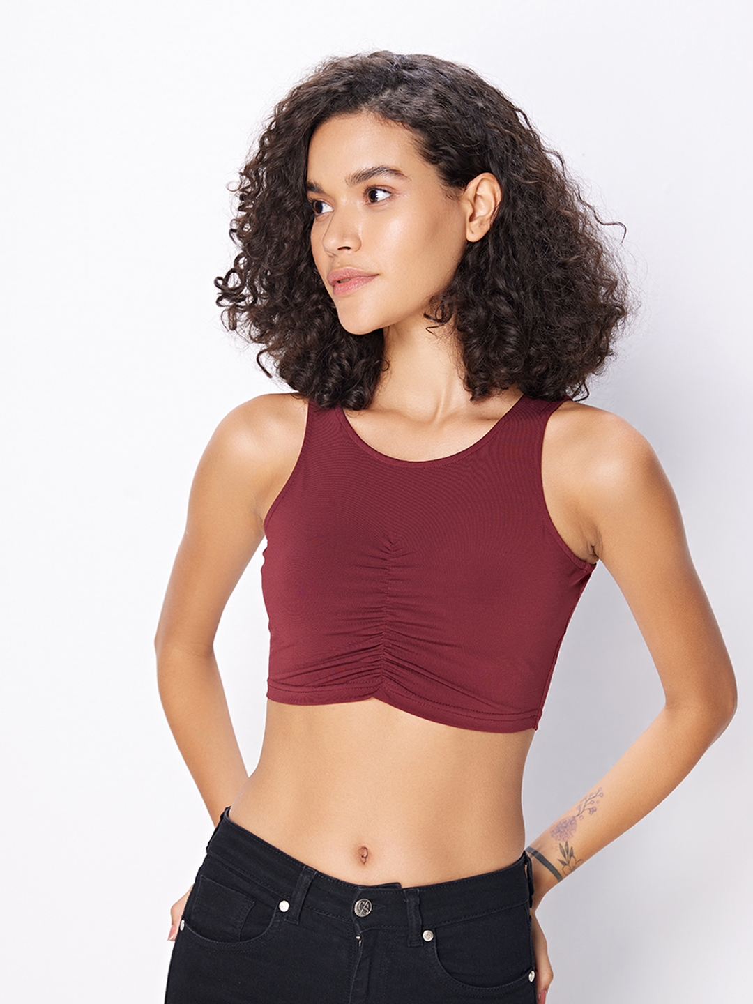 Cover Story | Wine Draped Crop Top