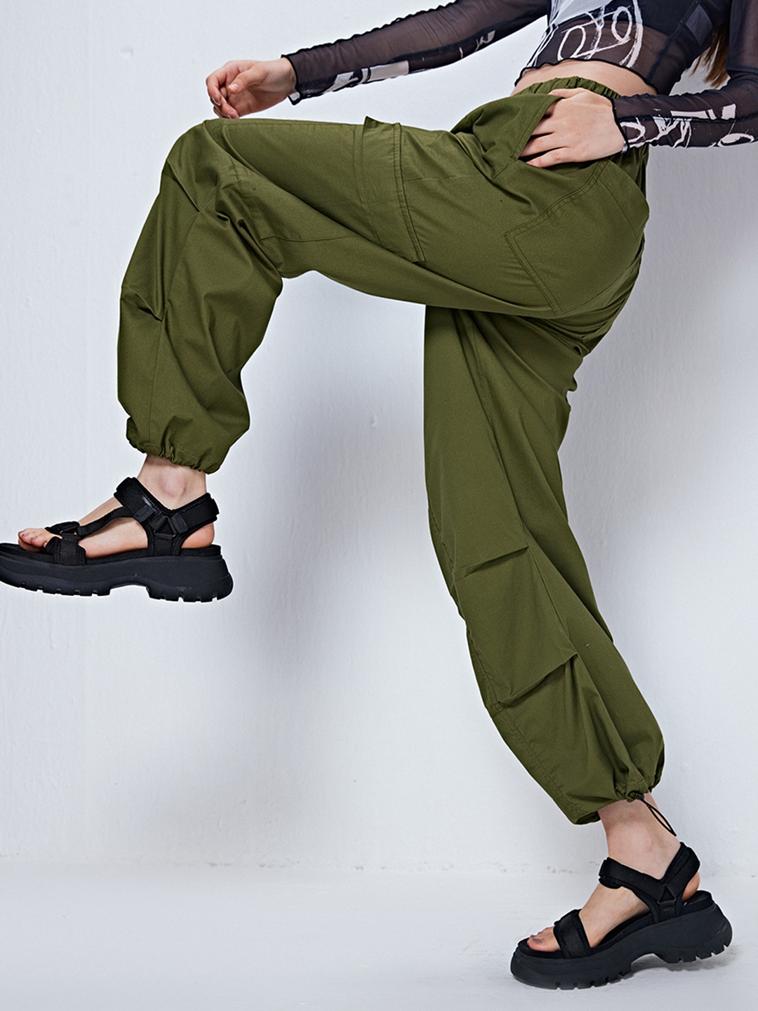 Buy COVERSTORY Solid Blended Fabric Regular Fit Women's Trouser | Shoppers  Stop