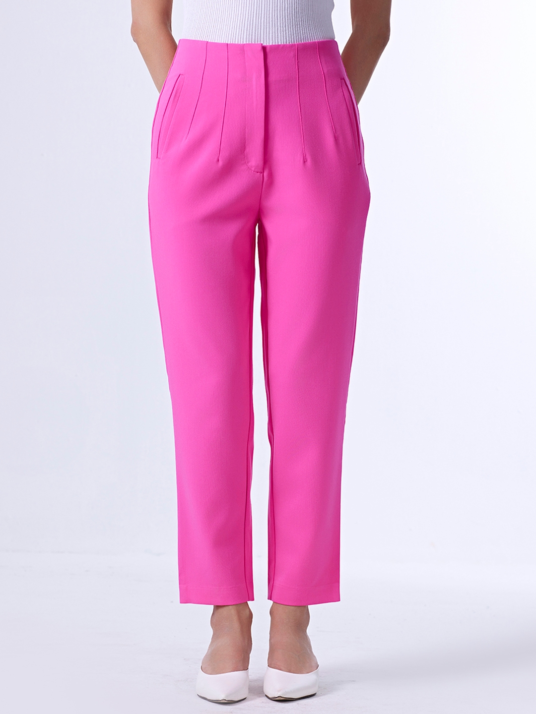 The Attico Berry high-waisted Tailored Trousers - Farfetch
