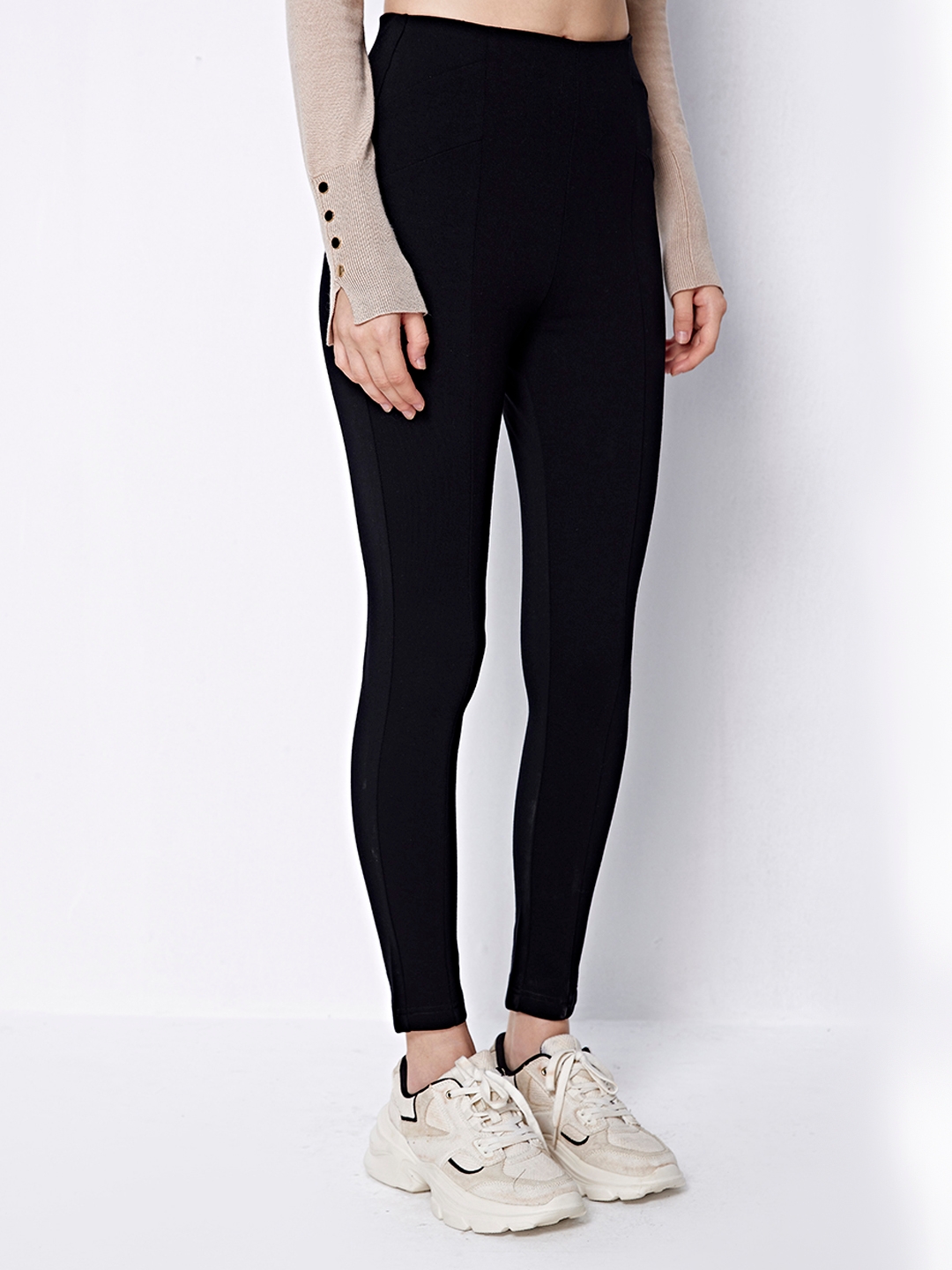 rundholz dip - Leggings long opaque jersey stretch black 256 0203 -  stilechtonline.de - avant-garde womens fashion