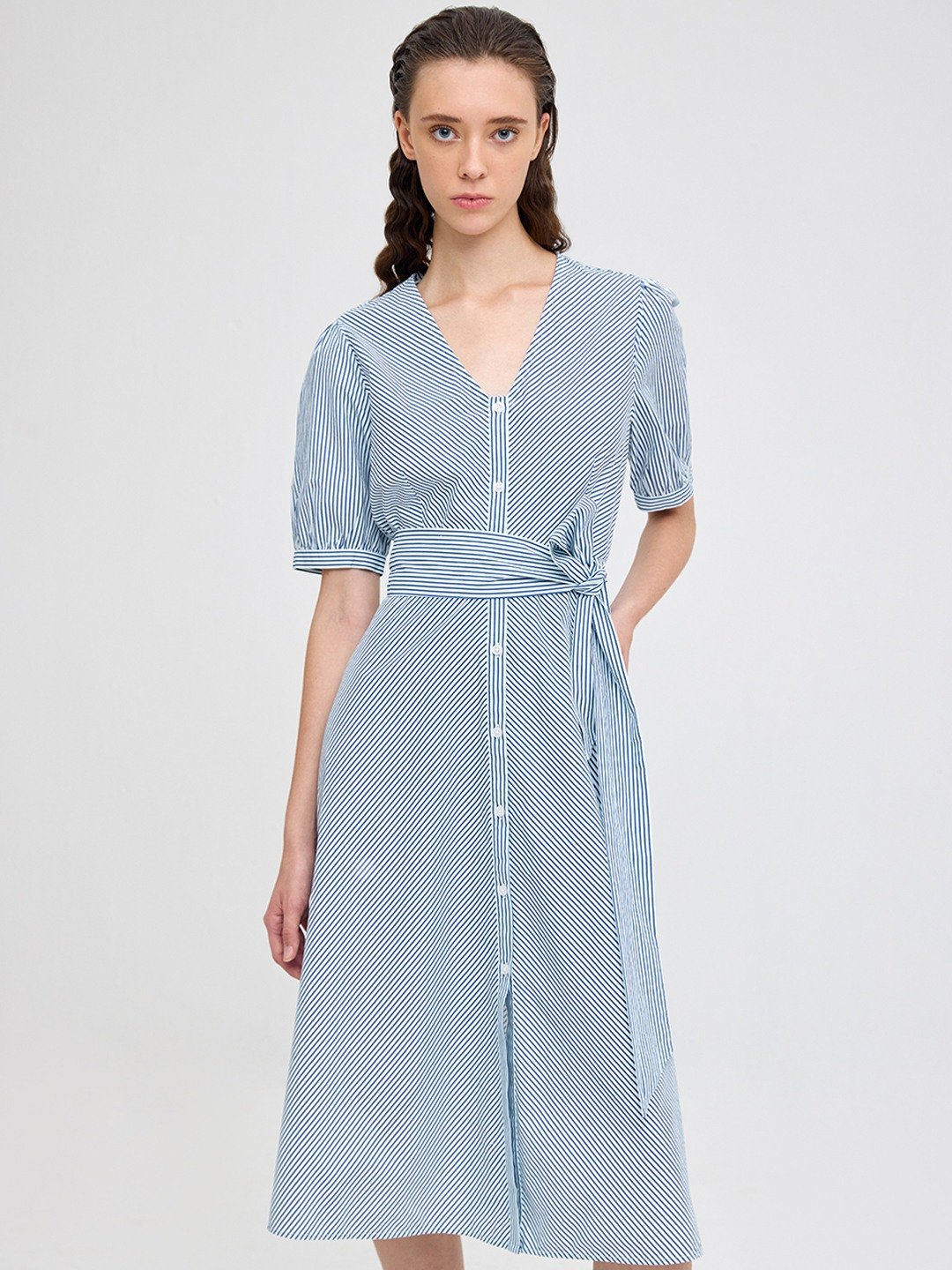 Nautical Business Striped Dress