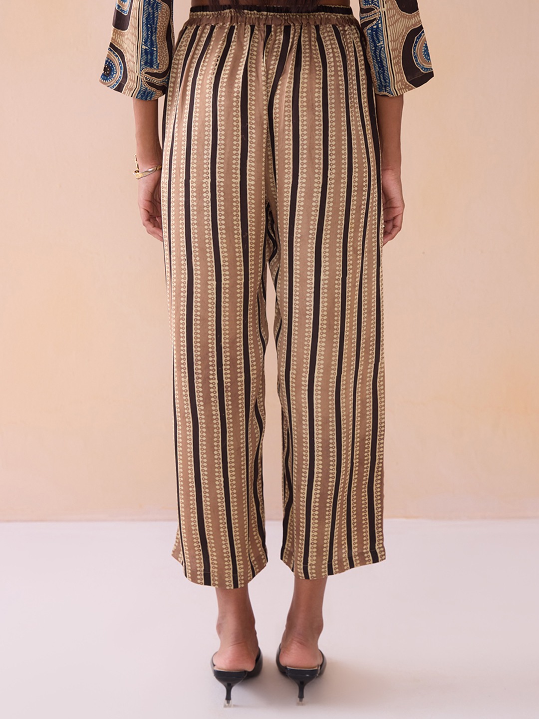 Ajrk Stripe Printd Straight Trouser