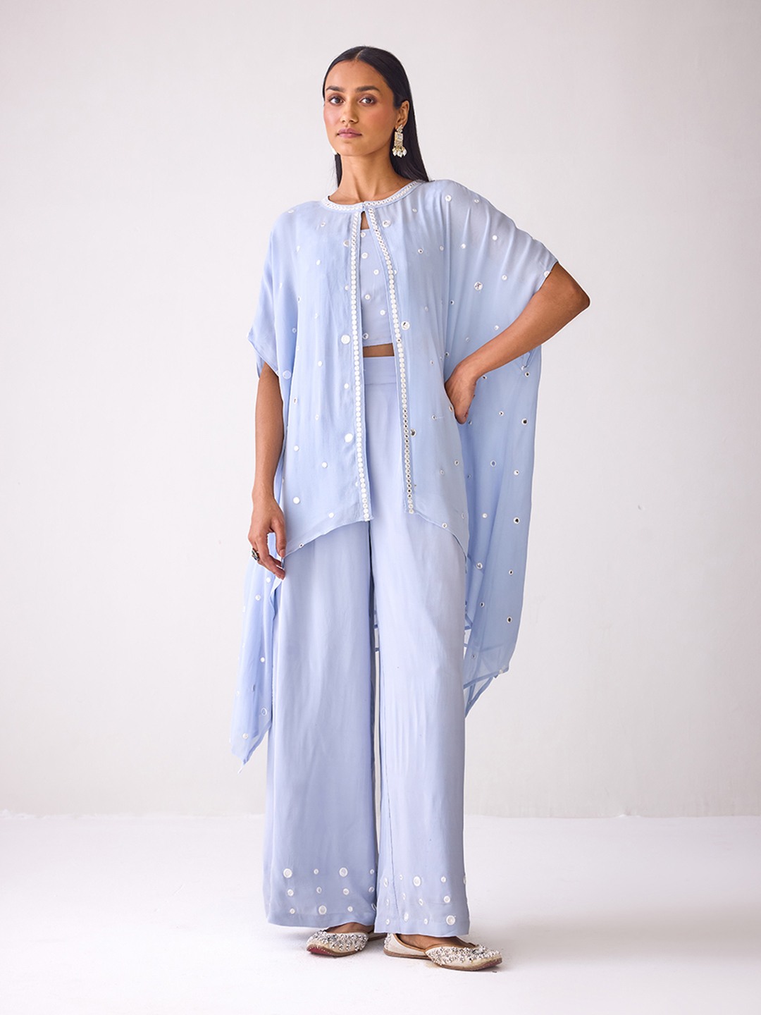 Mirror Embroidered Top