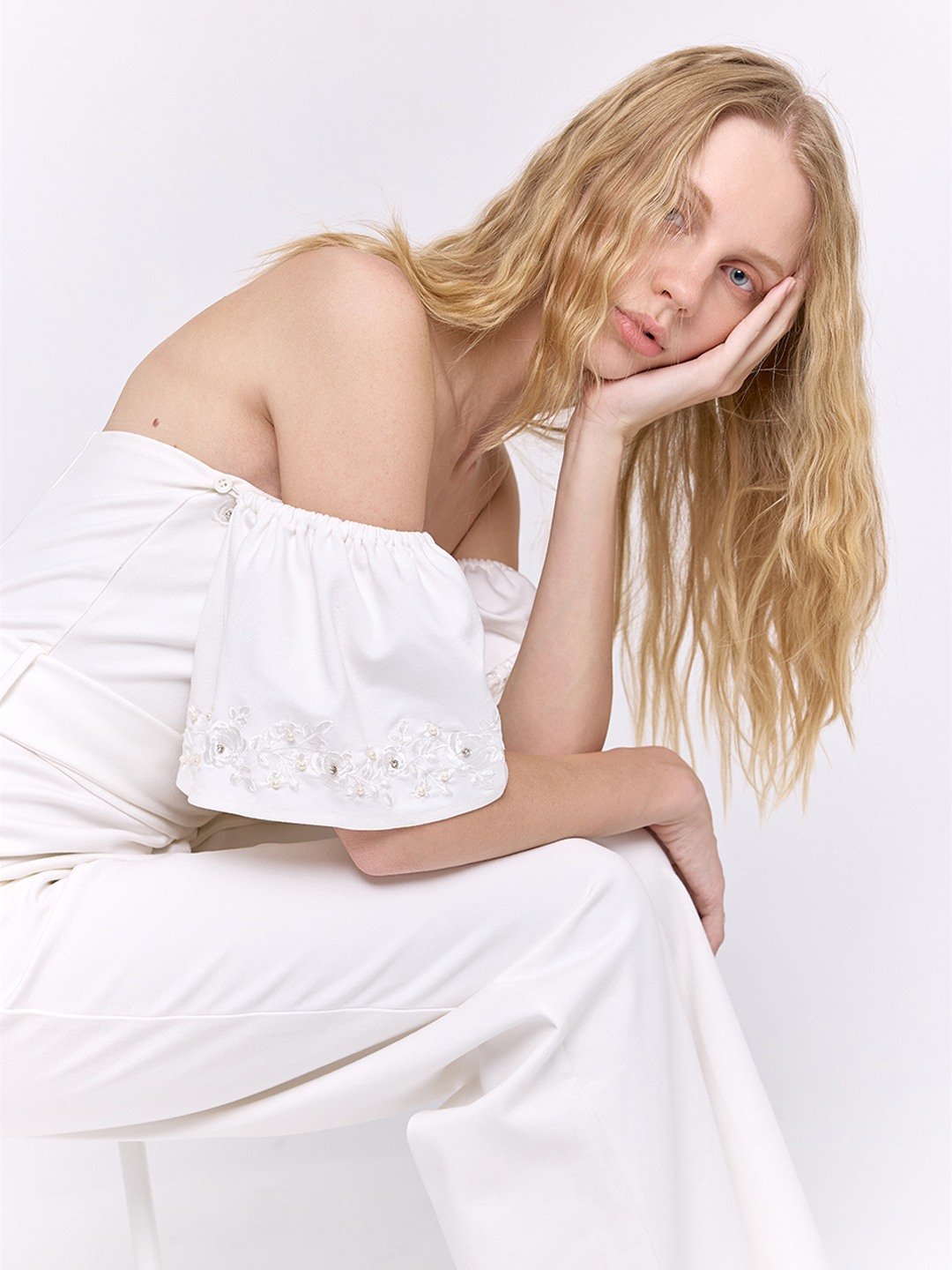 Bardot jumpsuit white store