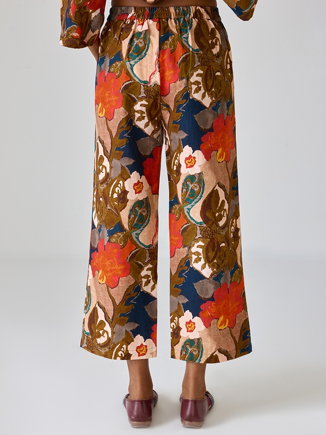 Linen Printed Trouser