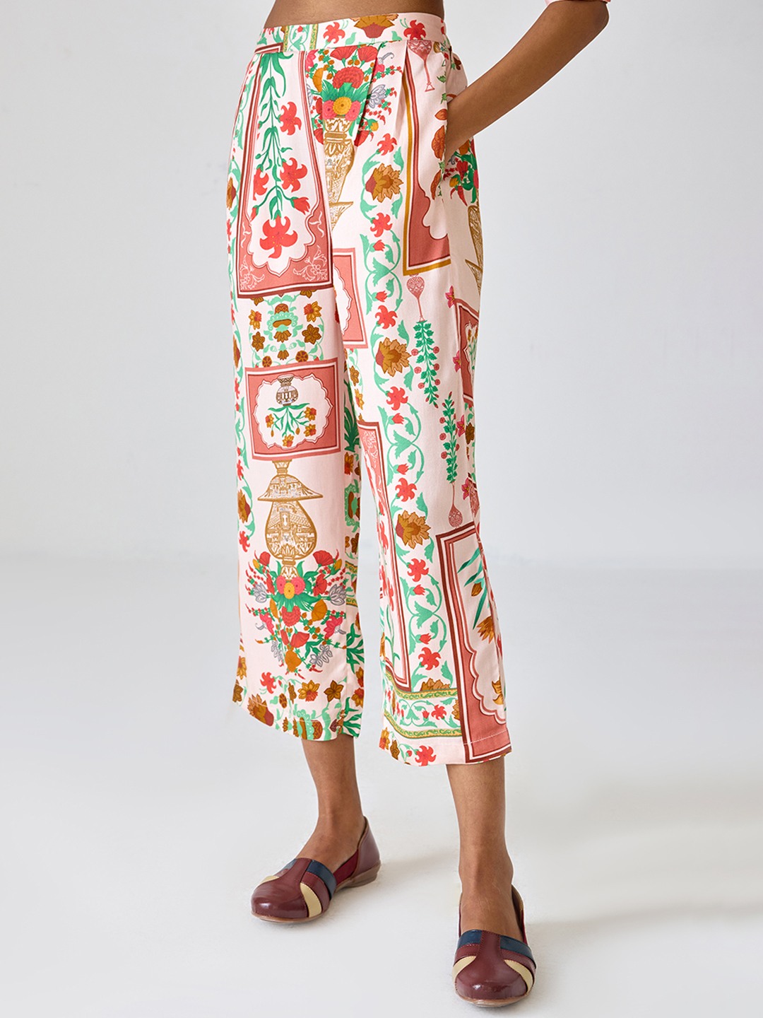 Printed Straight Trouser