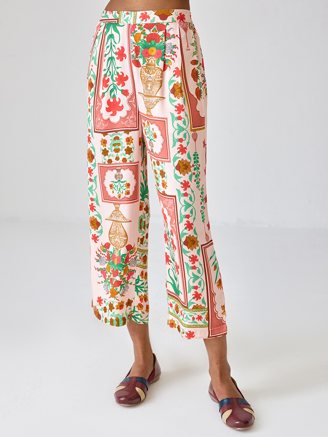 Printed Straight Trouser