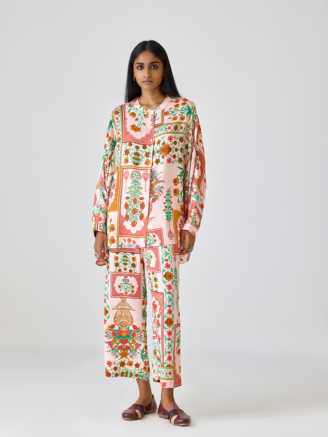 Printed Straight Trouser