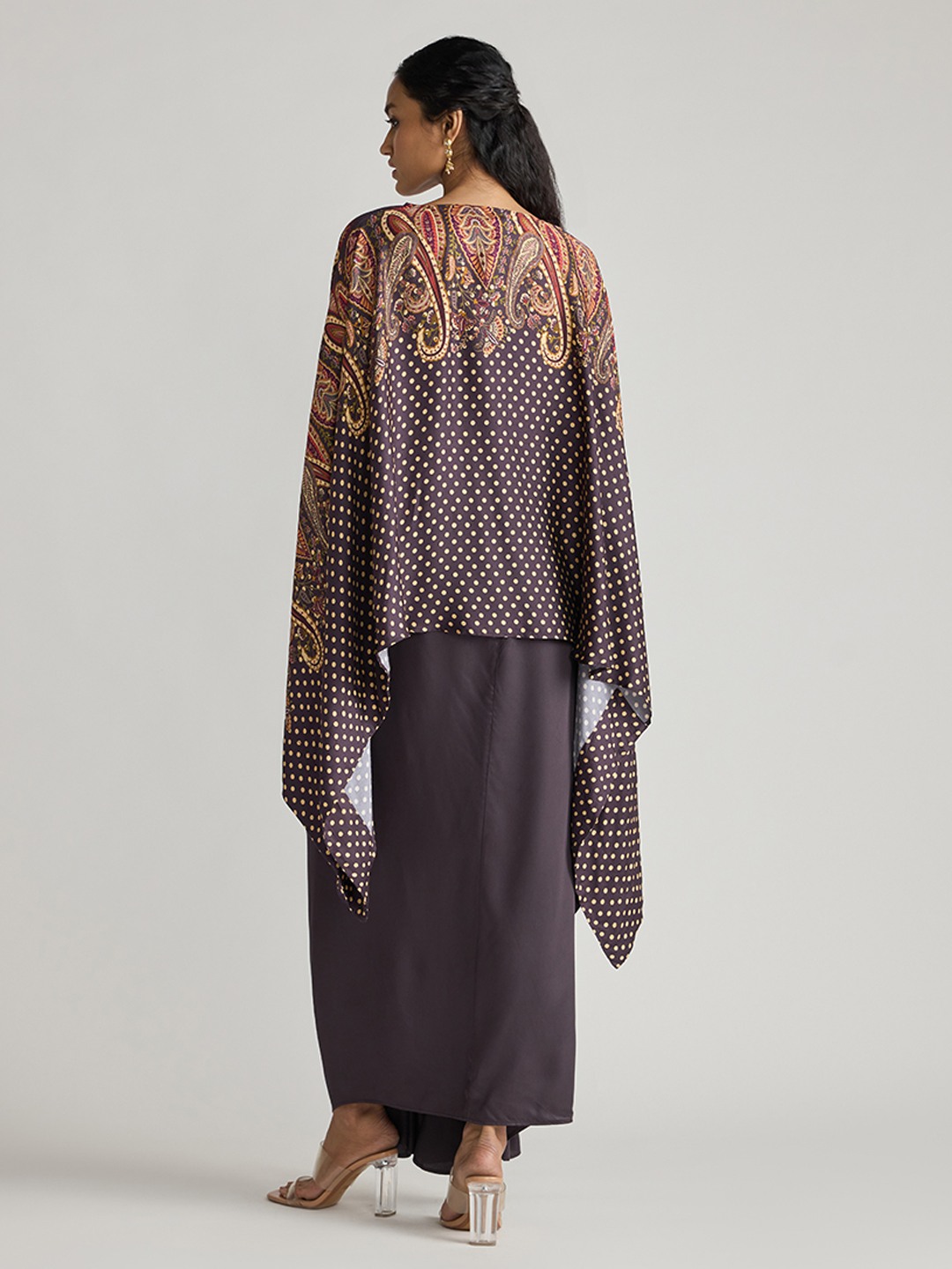 Paisley Printed Long Sleeves Top