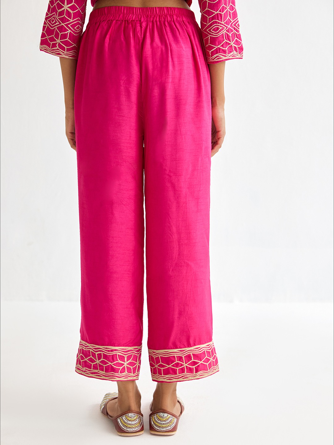 Rani Pink Straight Trouser